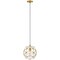 Modway Rarity Geometric Decagon-Shaped Brass Pendant Light-EEI-2911